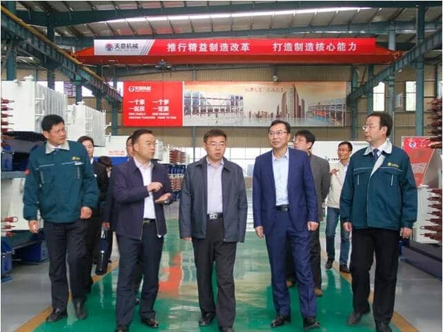 區(qū)委常委、區(qū)紀(jì)委書記、區(qū)監(jiān)委主任王慶峰調(diào)研天意機(jī)械