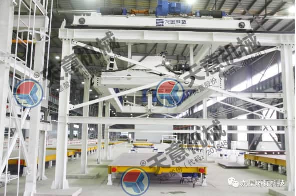 熱烈祝賀天意機(jī)械與龍星科技PC構(gòu)件生產(chǎn)線順利交接！